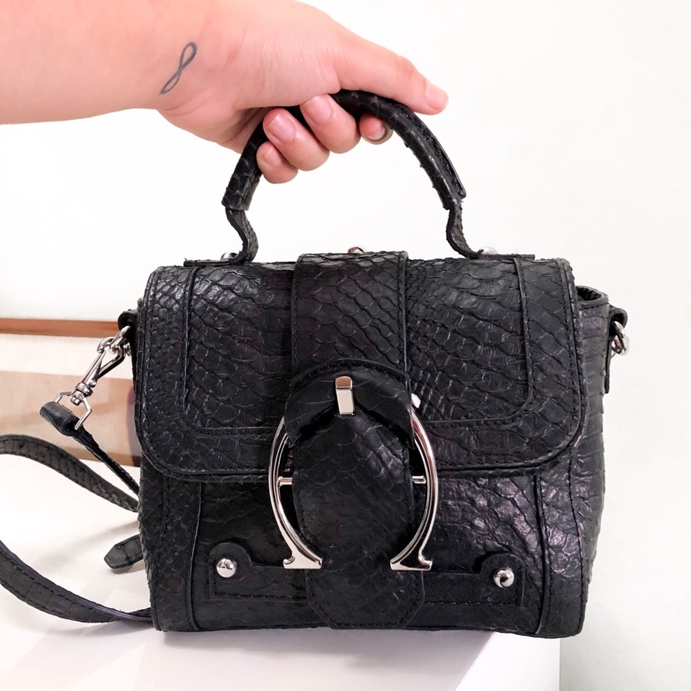 Etienne Aigner Faux Reptile bag